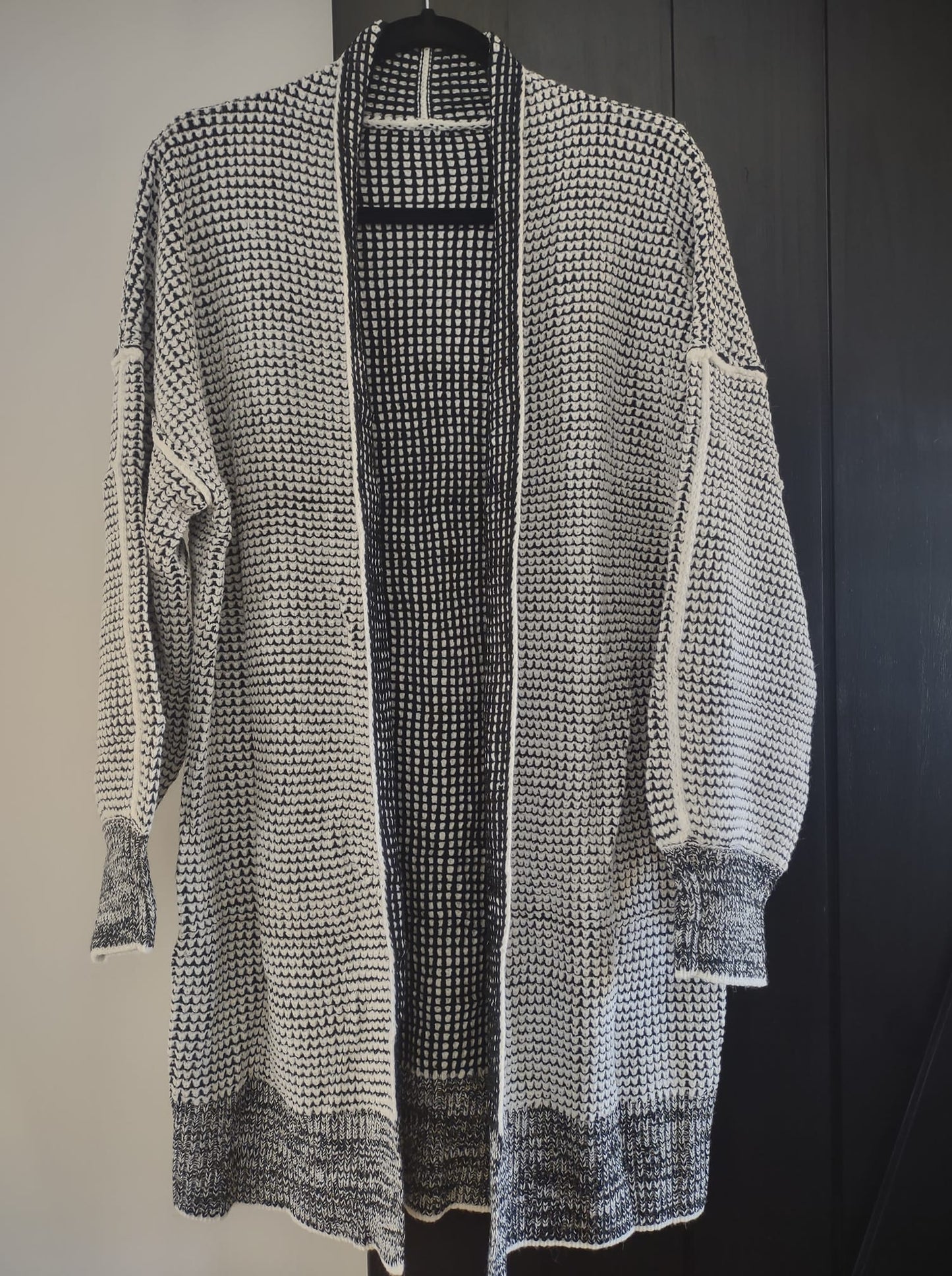 Black and White Cardigan