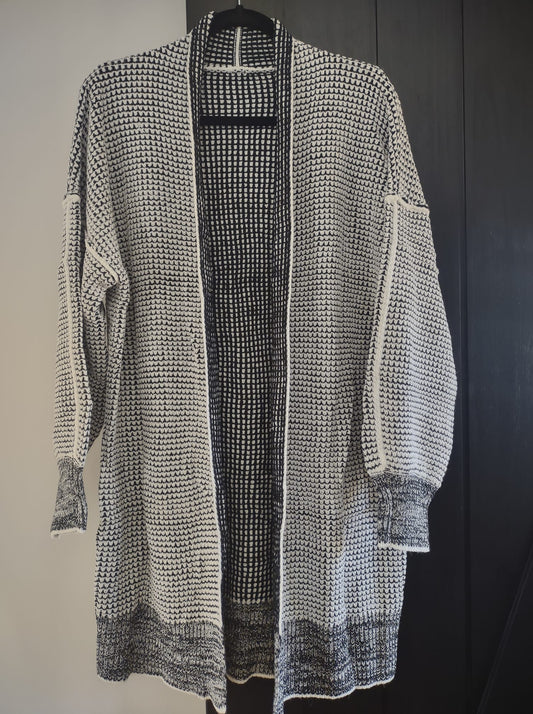 Black and White Cardigan