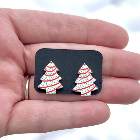 Christmas Cake Earrings