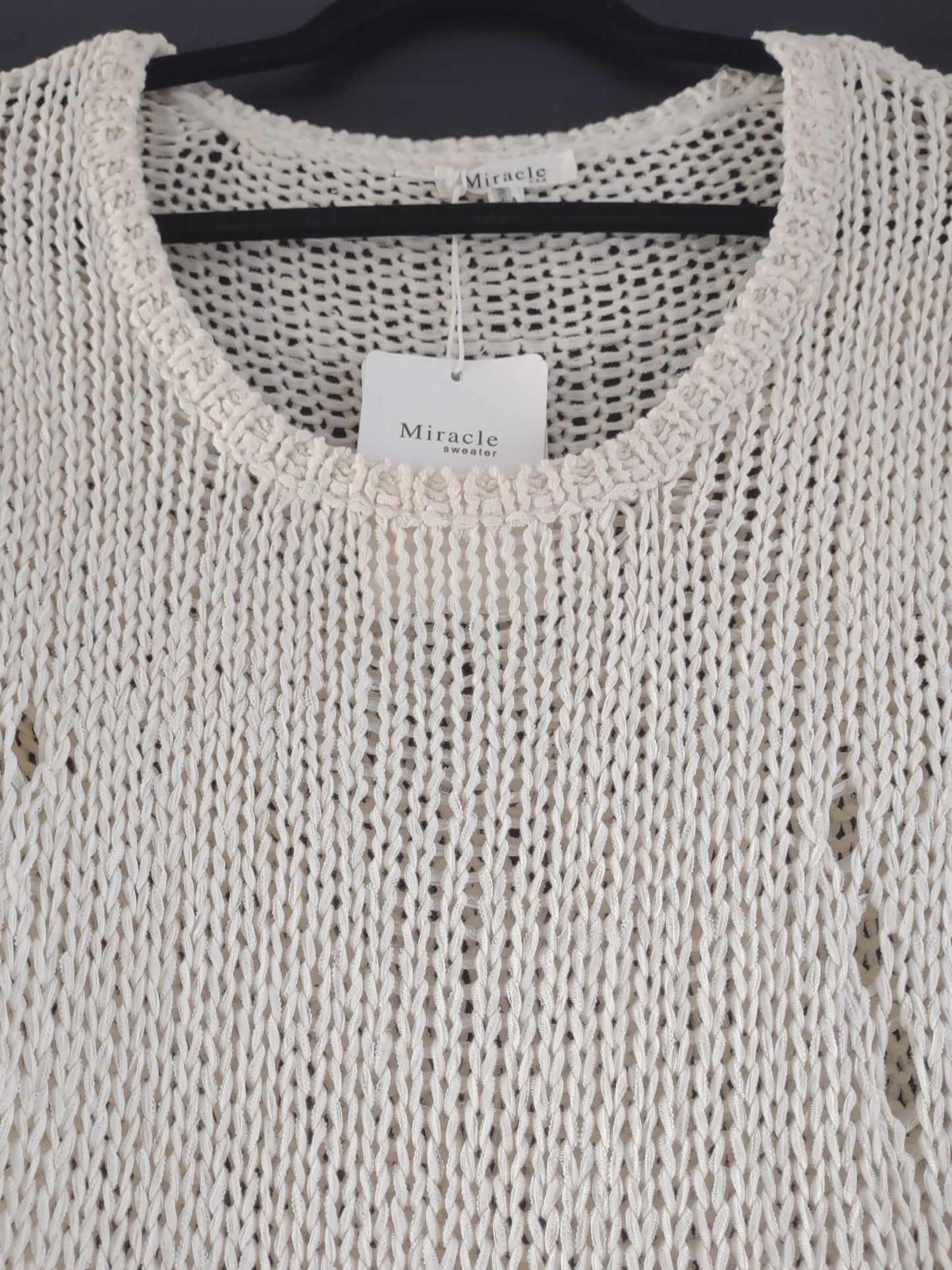 Ivory Round Neck Pullover