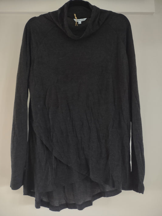 Dark Gray Long Sleeve Lightweight Turtleneck