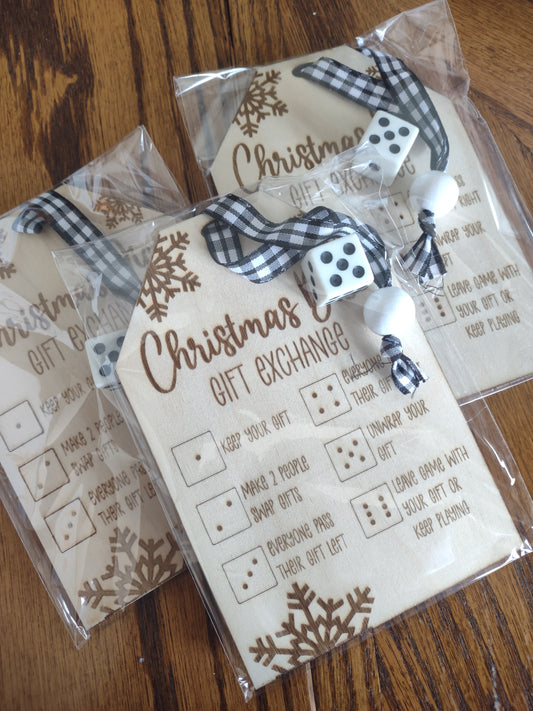 Christmas Gift Exchange Dice Game