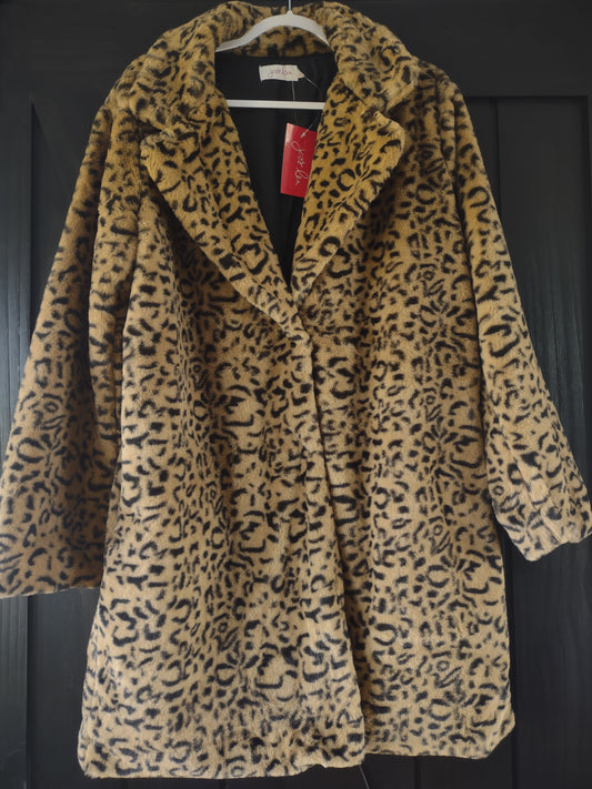 Cozy Animal Print Coat