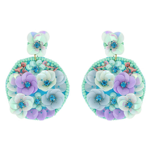 Collection of Beaded and Jeweled Earrings