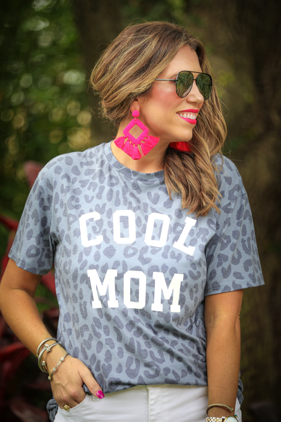 Cool Mom Leopard tee