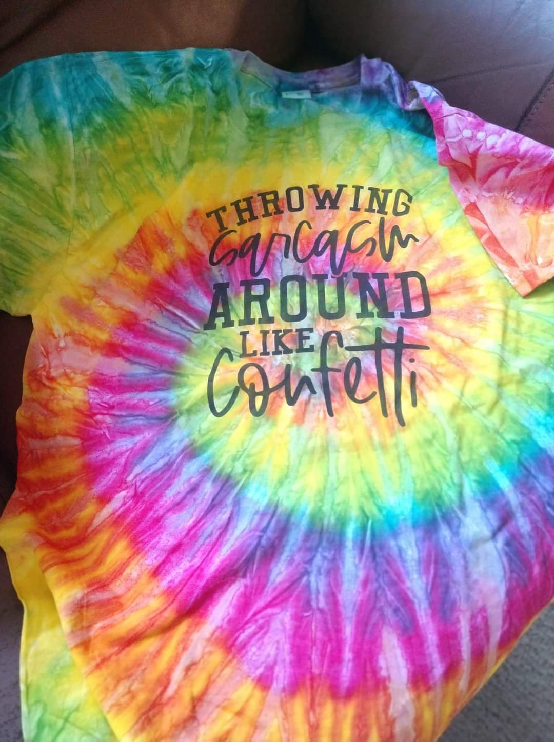 Sarcasm Tie-dye tee