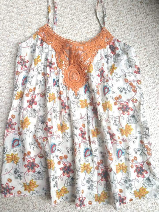 Lightweight Floral Tank Top