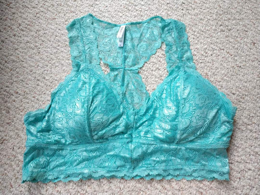 Ash Mint Lace Bralette