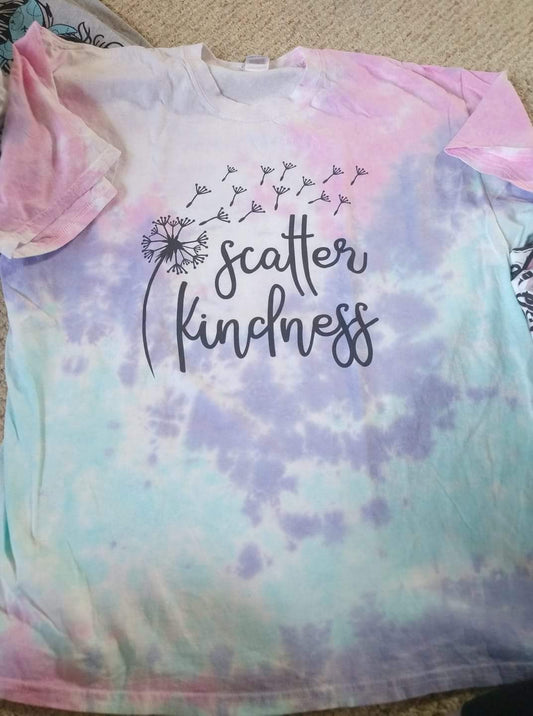 Scatter Kindness Tie-dye Tee