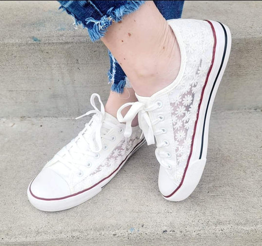 Lace Cutout Chucks
