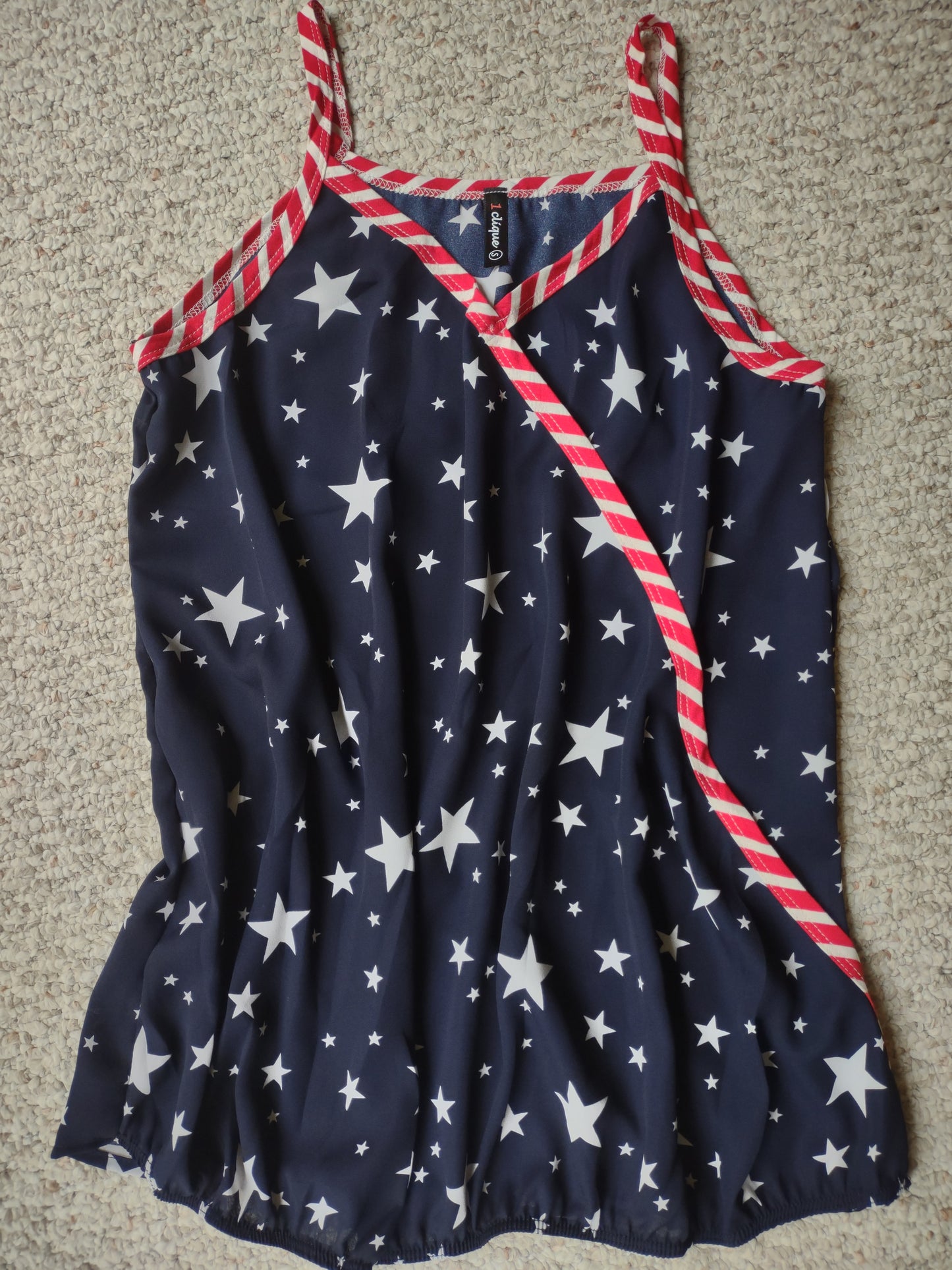 Star Print Tank Top
