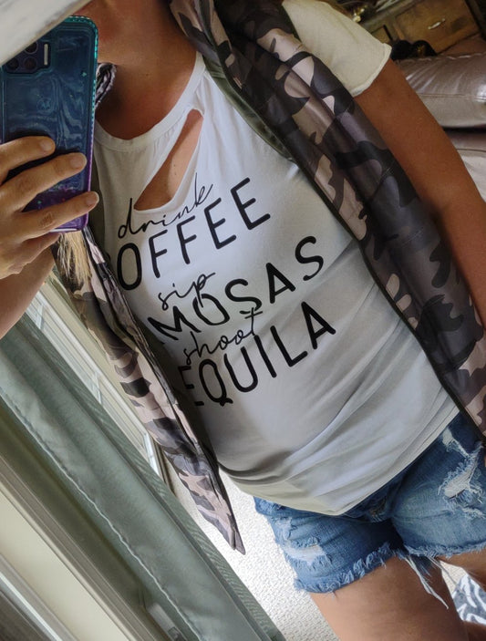 Coffee Mimosas Tequila top