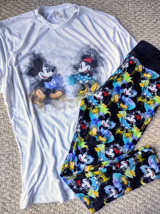 Mouse Tee & Matching Leggings