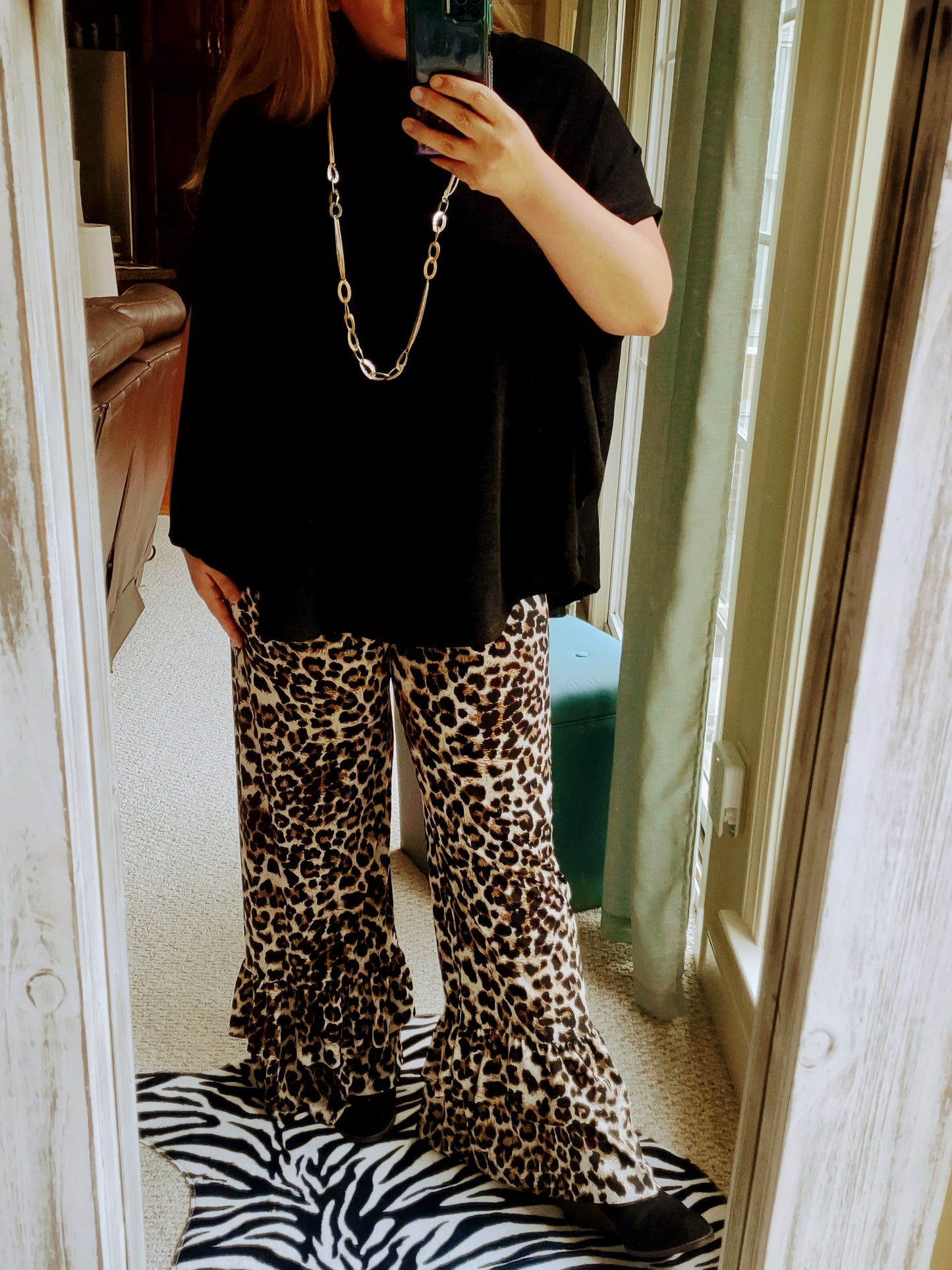 Black Cape with Turtleneck