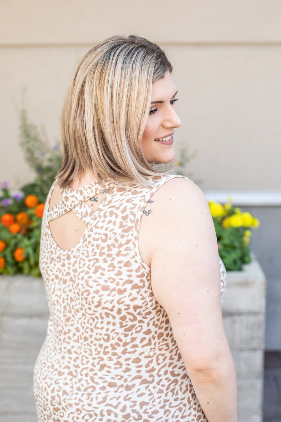 Cheetah Crisscross Tank Top