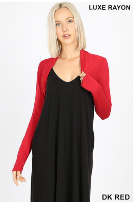 Dark Red Bolero