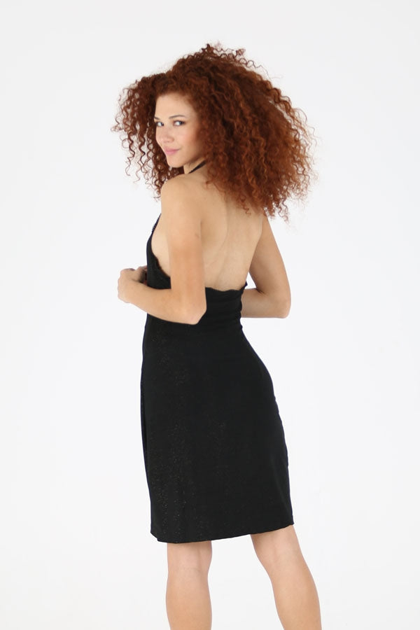 Black Halter Dress
