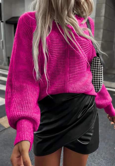 Bright Rose Sweater