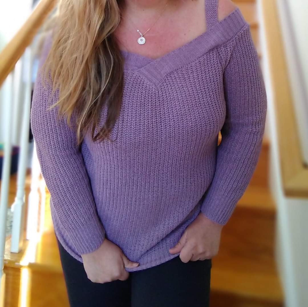 Purple Sweater Size XL