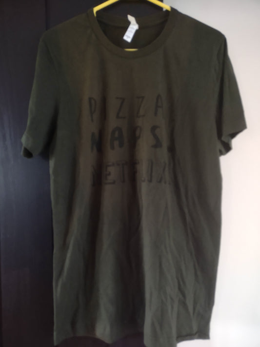 Pizza Naps Netflix tee