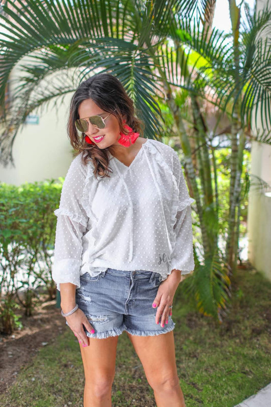 Boho Fabulous White Top