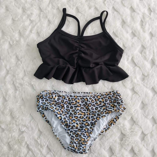 Two Piece Leopard Swimsuit