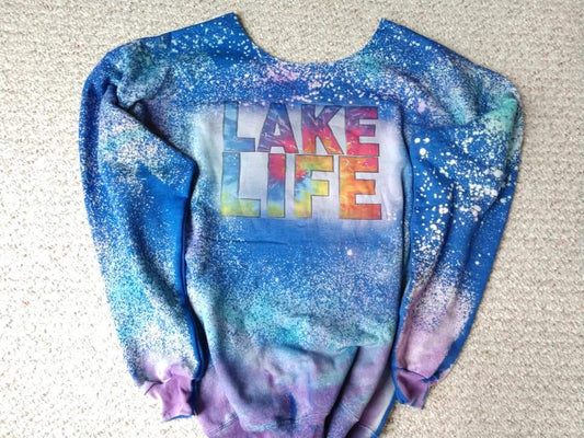 Lake Life Bleached Sweatshirt