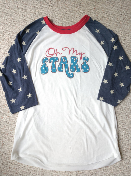 SINGLE PIECE Size L "Oh My Stars" Raglan