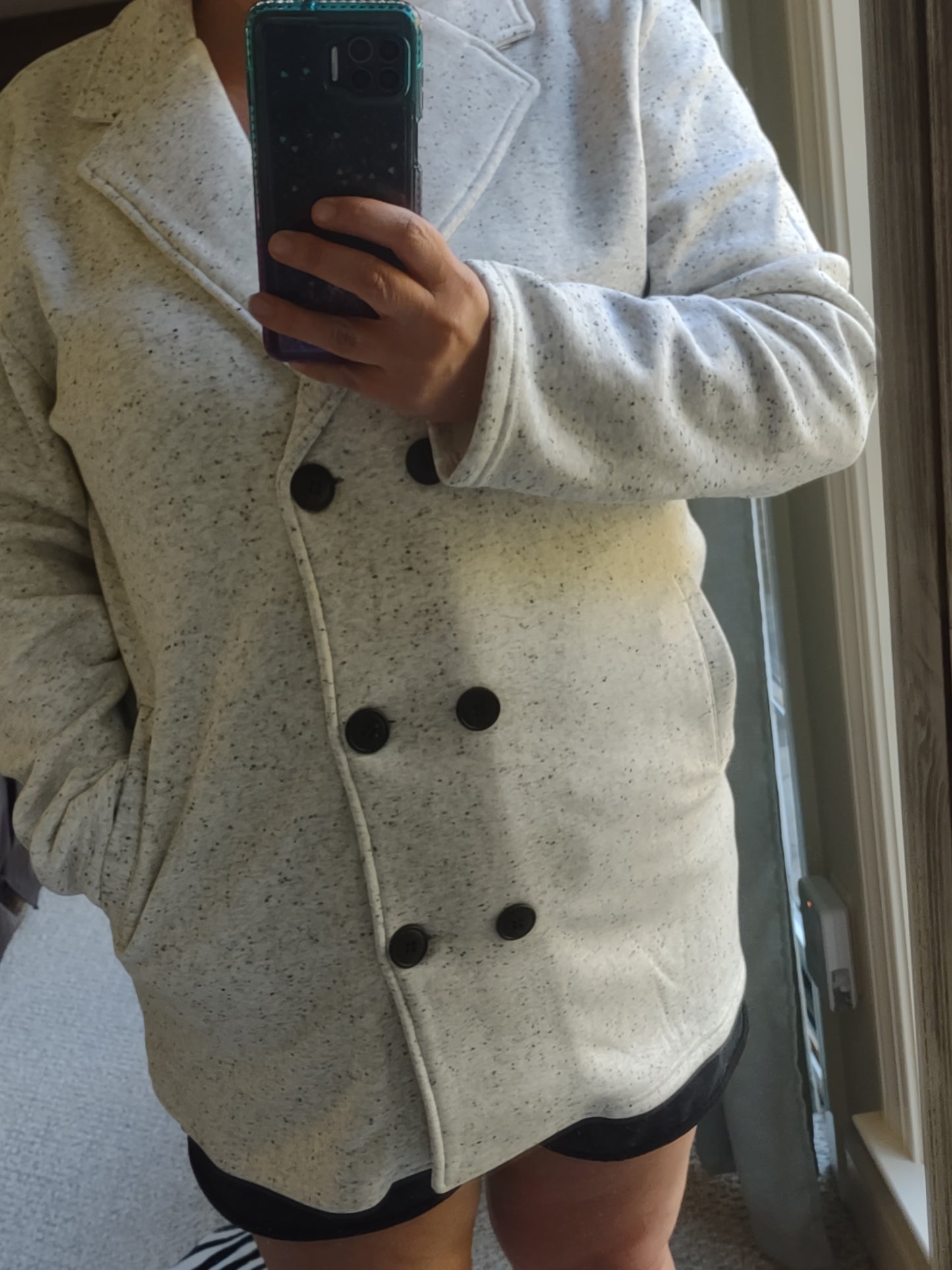 Light Gray Jacket with Pockets