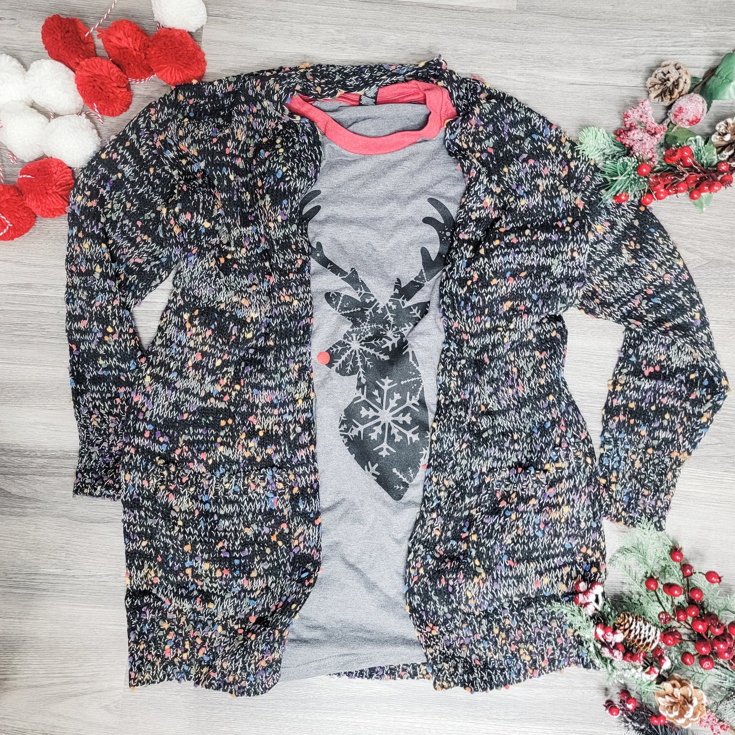 Christmas Confetti Cardigan